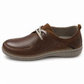 Zapato Baerchi Sevilla 1081 color cuero para hombre sobre fondo blanco