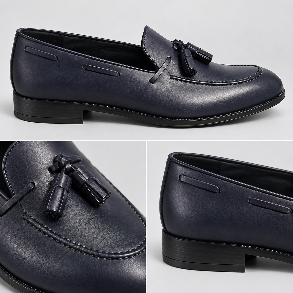 Detalles de los mocasines Baerchi 1209 Chaco Marino talla 44