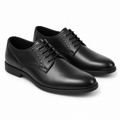 Zapatos Baerchi 1401 negros sobre fondo blanco