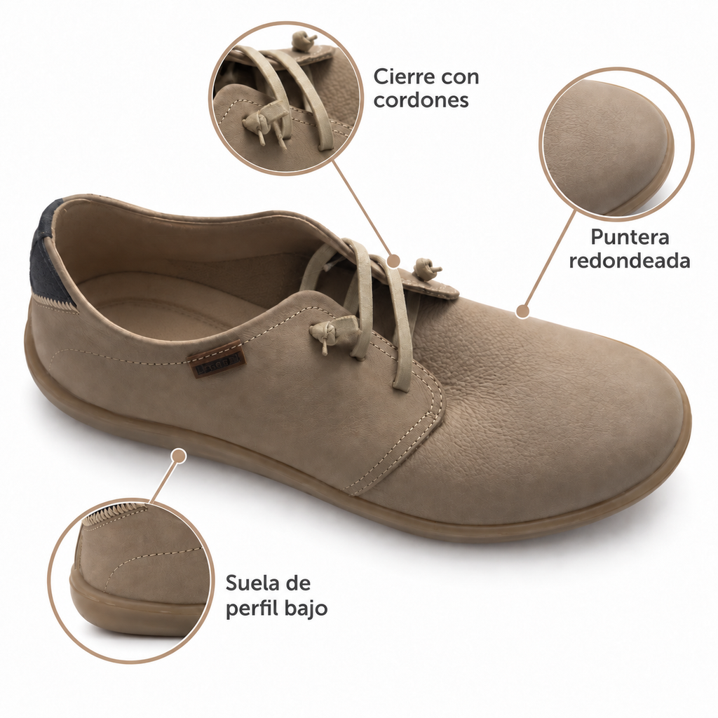 Características visibles de los zapatos Baerchi 18244 beige