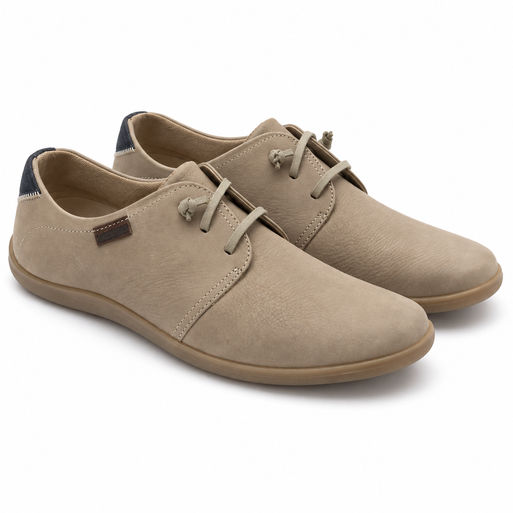 Zapatos Baerchi 18244 beige para hombre sobre fondo blanco
