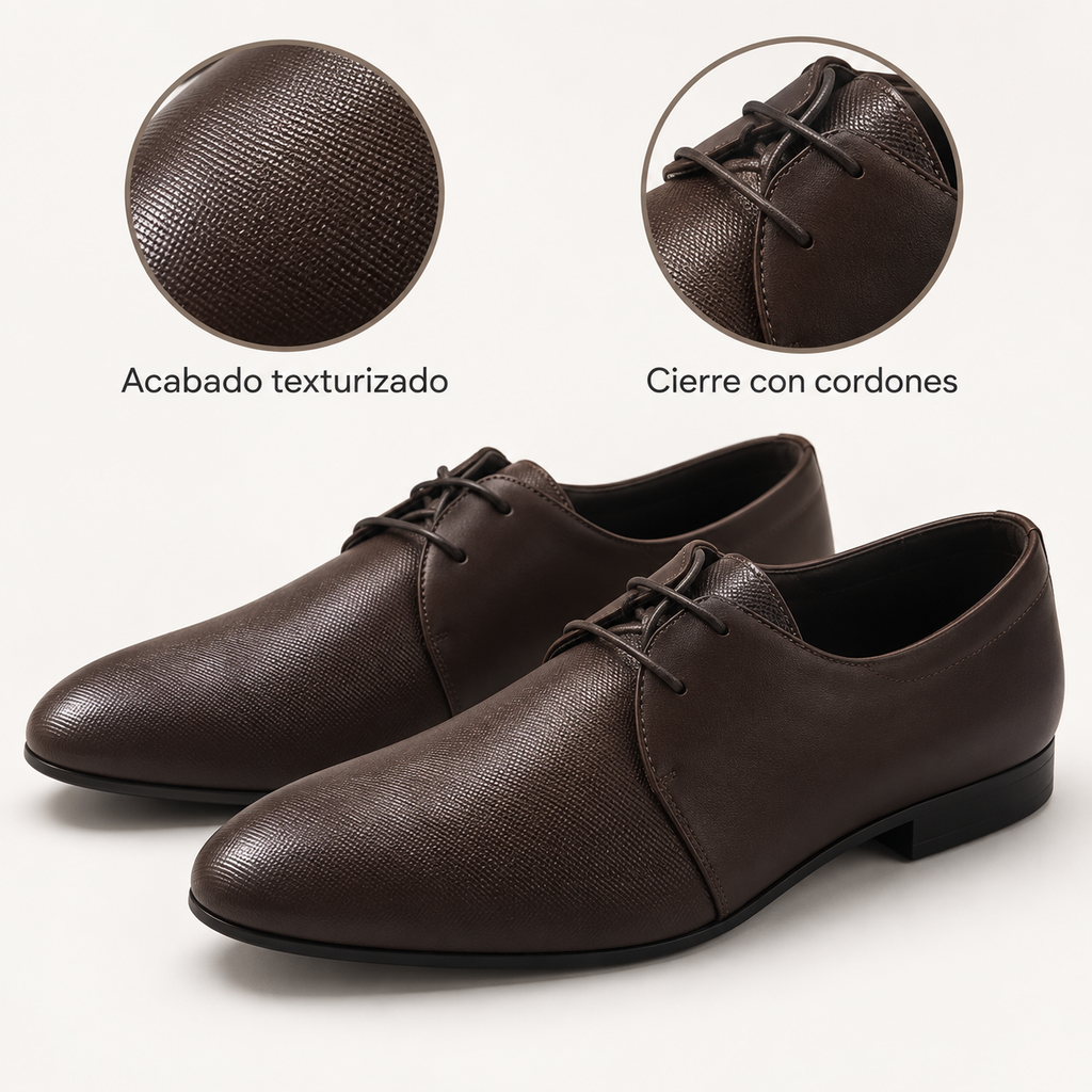 Características de los zapatos Baerchi 4940 cuero para hombre