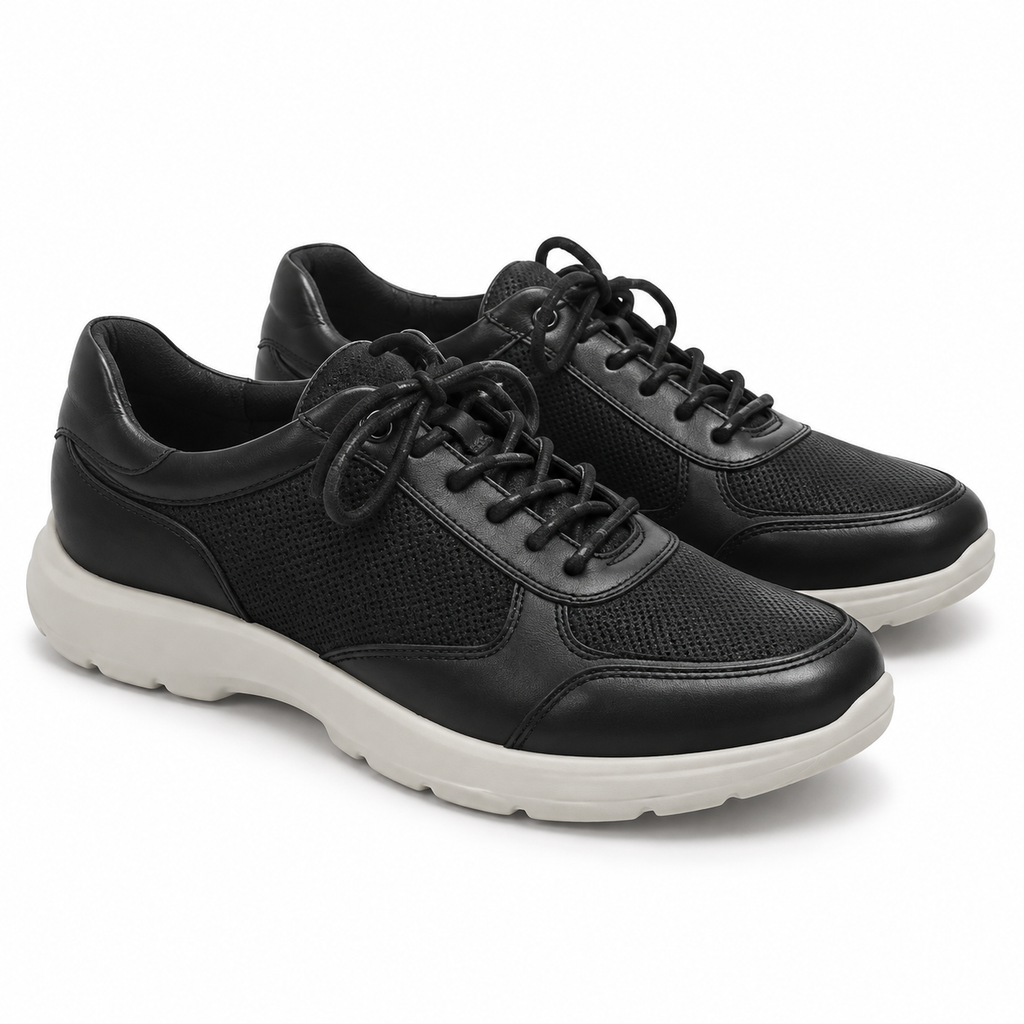 Zapatos Baerchi Blaser 5291 negros para hombre - vista frontal