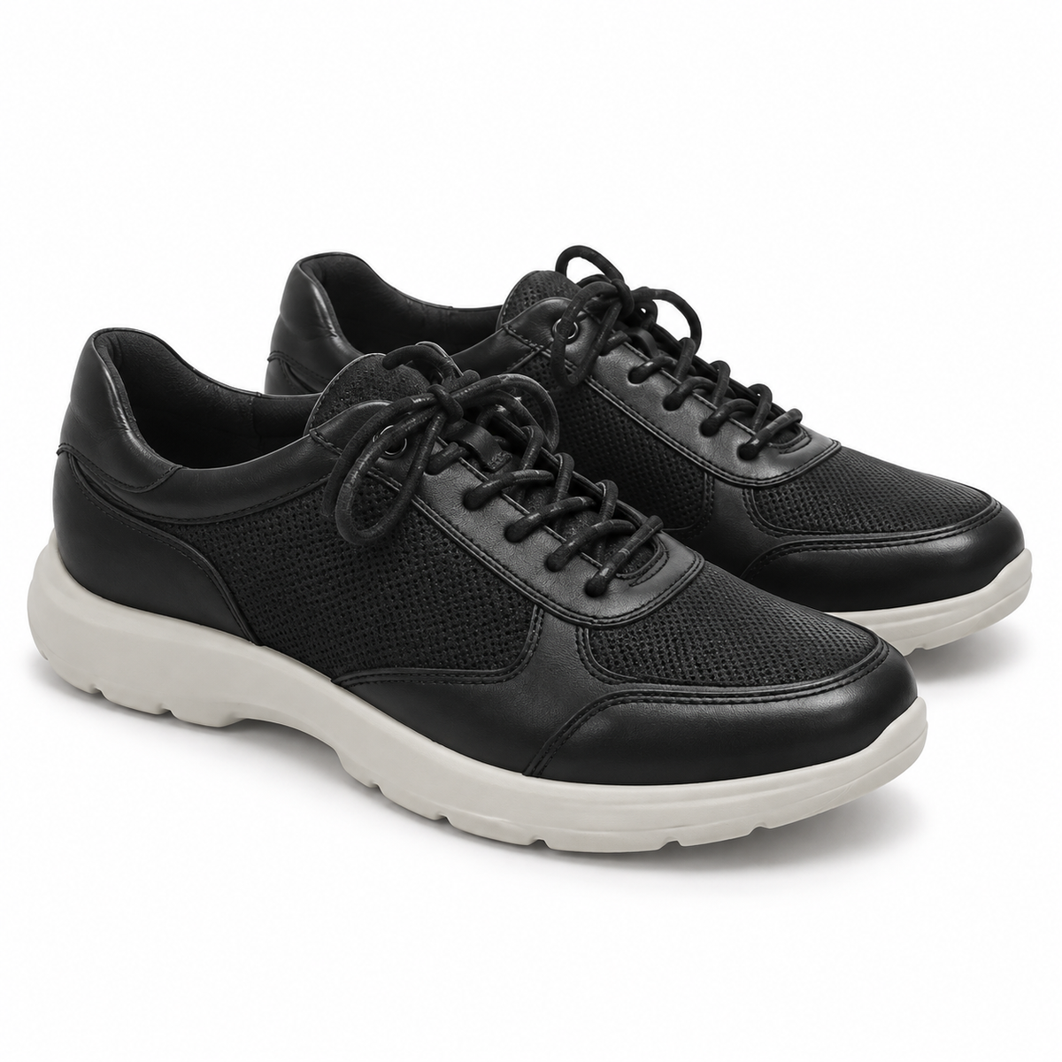 Zapatos Baerchi Blaser 5291 negros para hombre - vista frontal