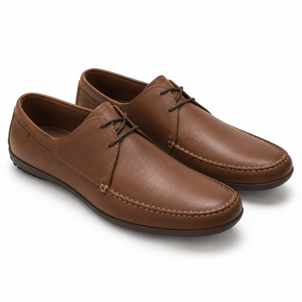 Zapatos Baerchi Dublin 7901 color cuero para hombre - vista frontal