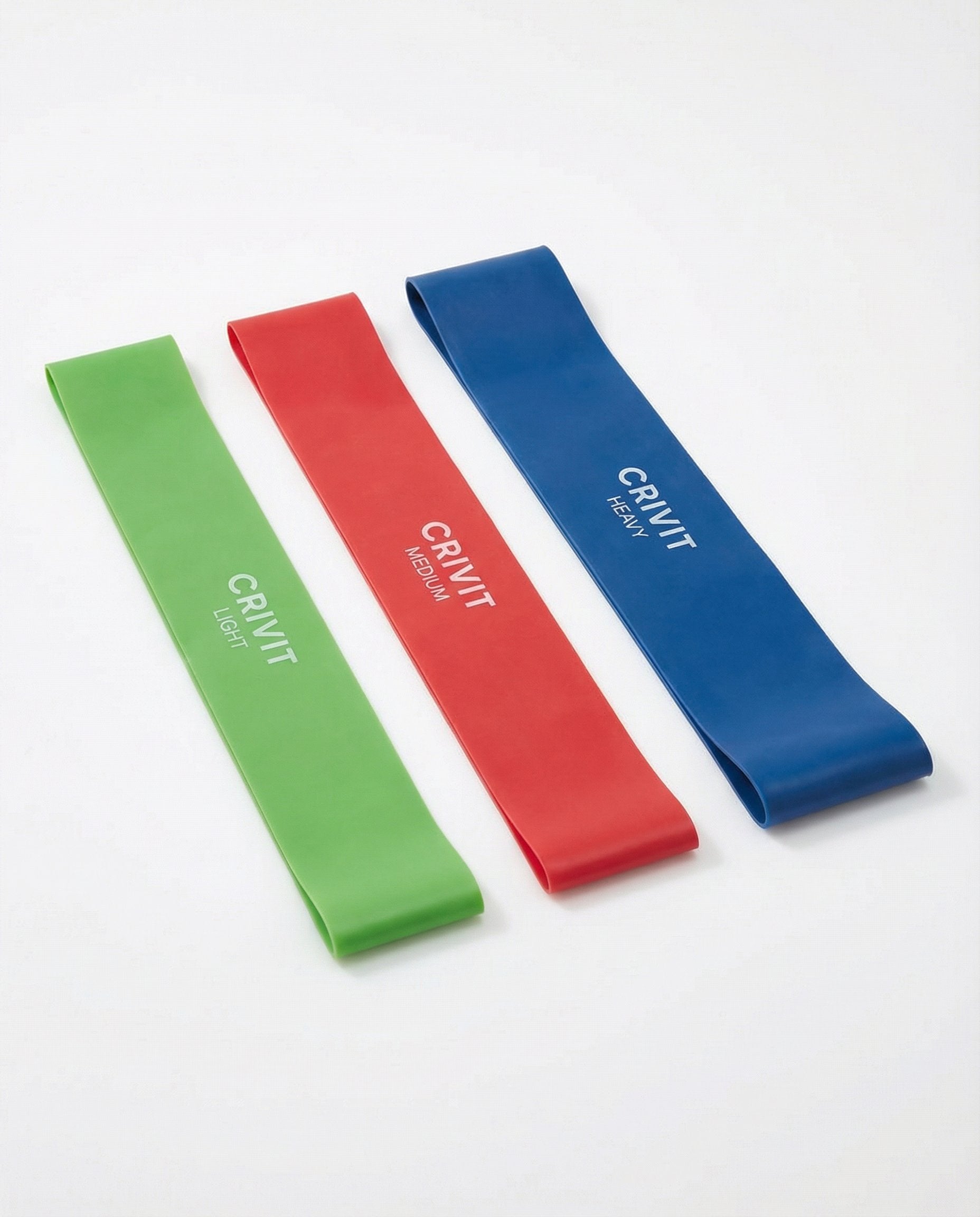 Set 3 Bandas de Resistencia Fitness con Bolsa - Crivit