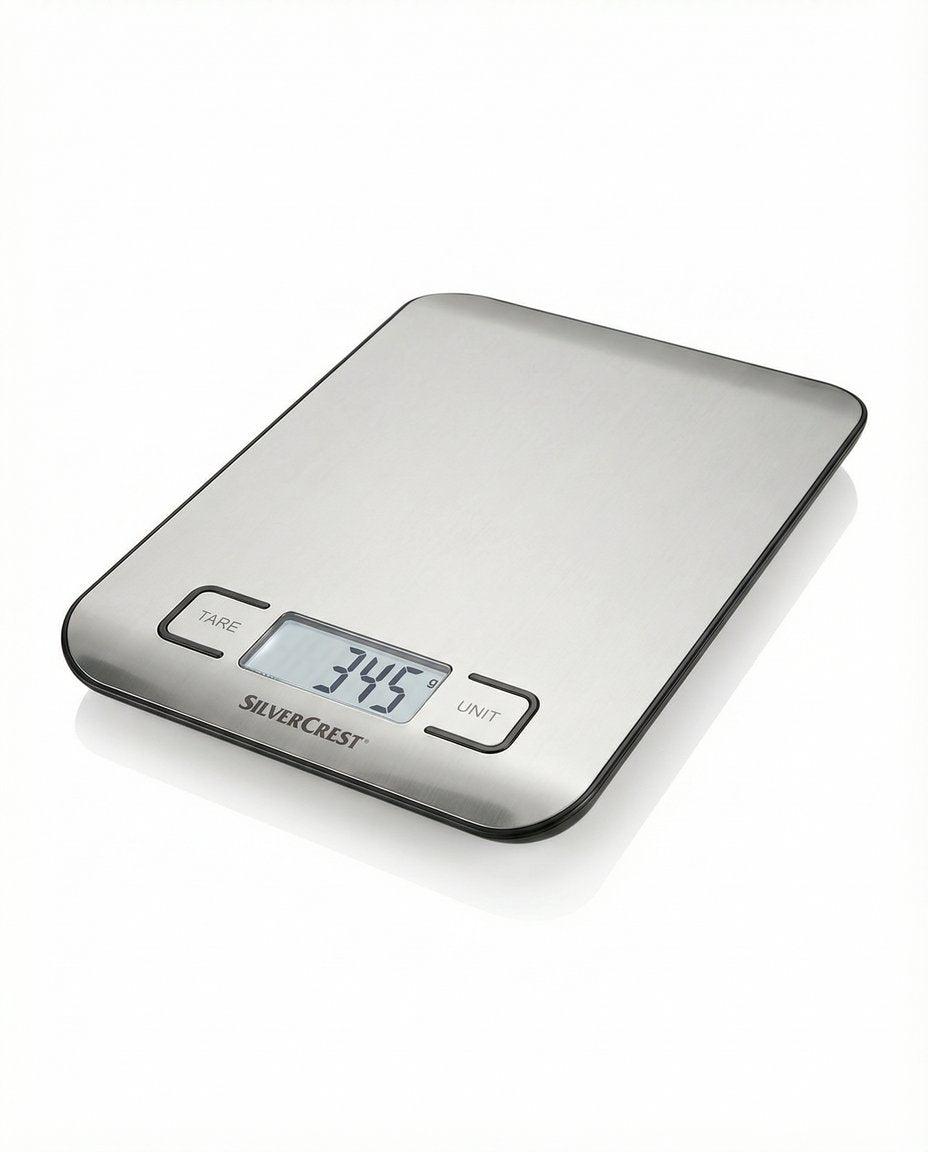 Báscula de Cocina Digital Precisión Acero Inoxidable - SilverCrest