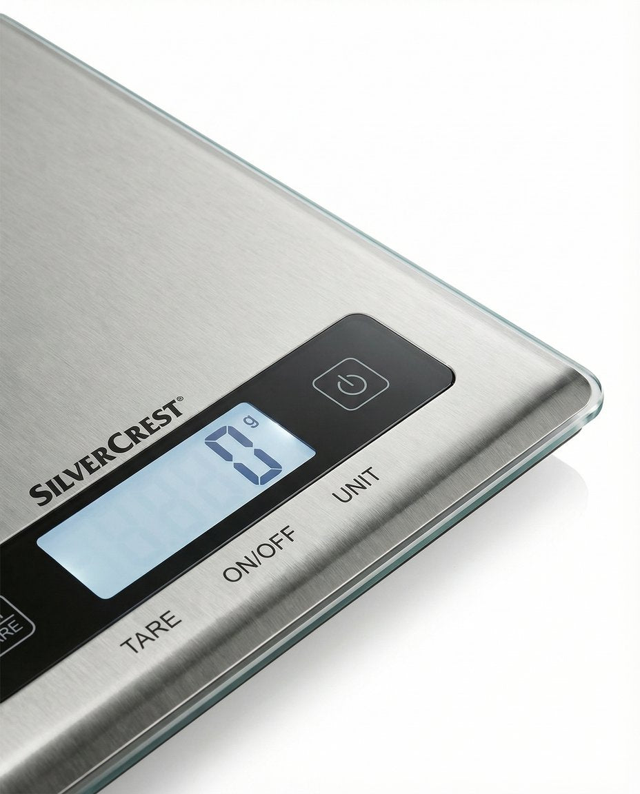 Báscula de Cocina Digital Precisión Acero Inoxidable - SilverCrest