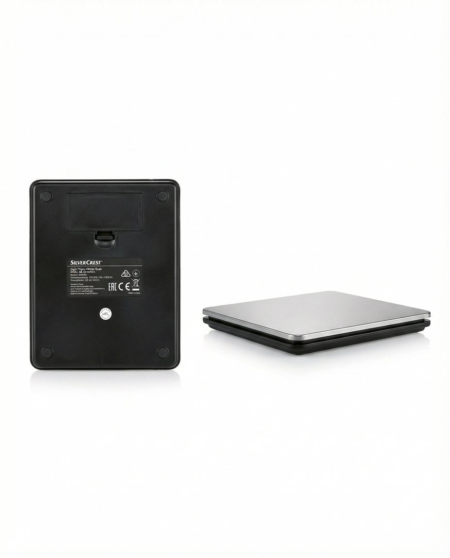 Báscula de Cocina Digital Precisión Acero Inoxidable - SilverCrest