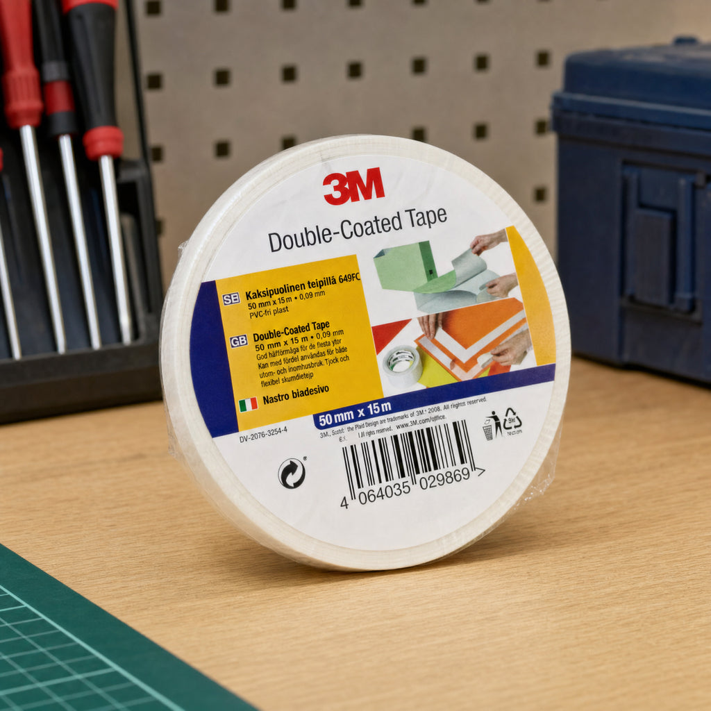3M Cinta adhesiva de doble cara 50 mm x 15 m