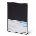 United Office cuaderno A5 - tapa dura negra, 240 páginas