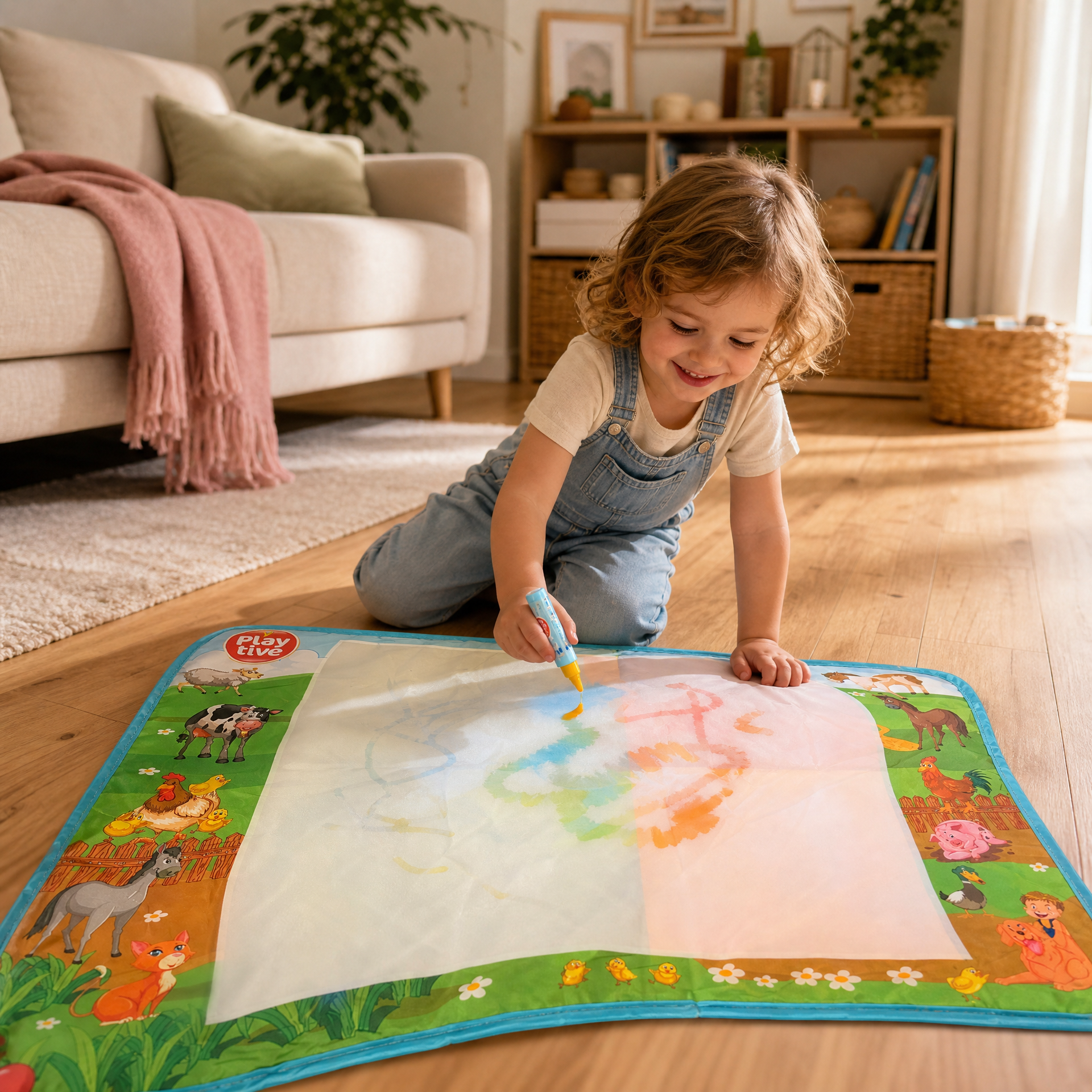 Playtive Alfombra Mágica Agua Granja