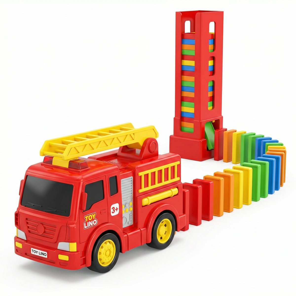 Camión Bomberos Dominó Eléctrico - Toy Lino
