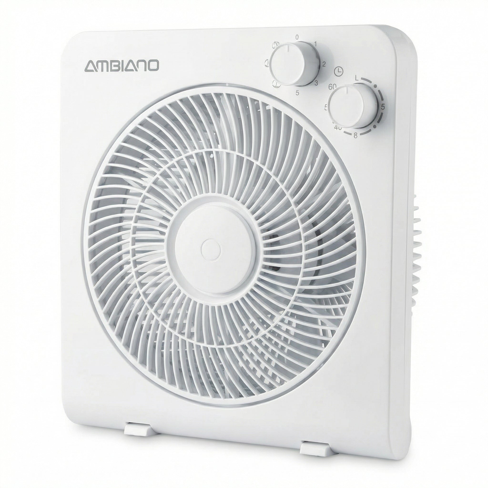 Ventilador de Caja Compacto 45W con Timer 60 Minutos 3 Velocidades | Ambiano