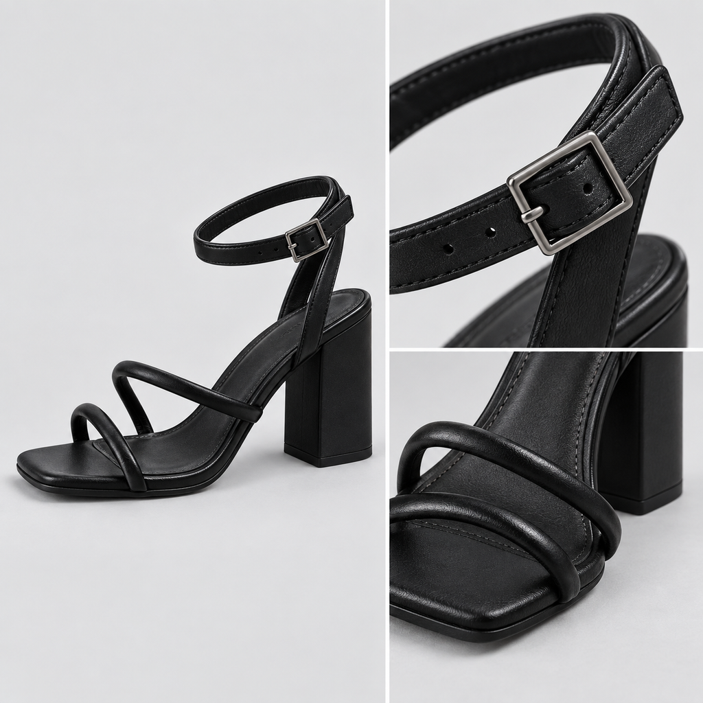 Detalles de las sandalias Bryan Stepwise 1723 negras talla 35