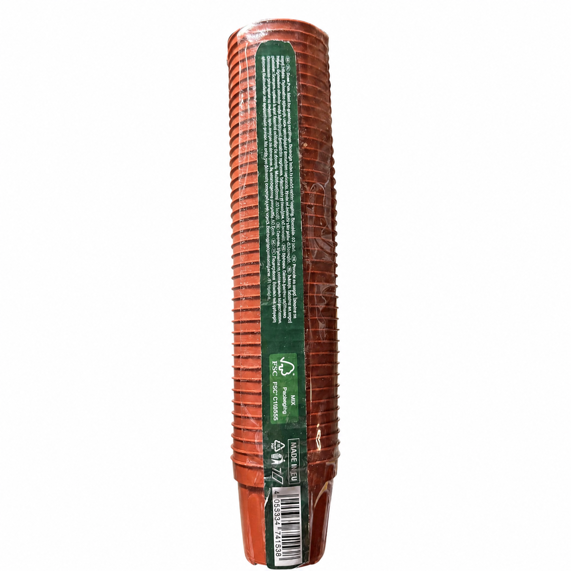 Pack de 2 mini macetas resistentes y ligeras para suculentas y cactus diseño minimalista