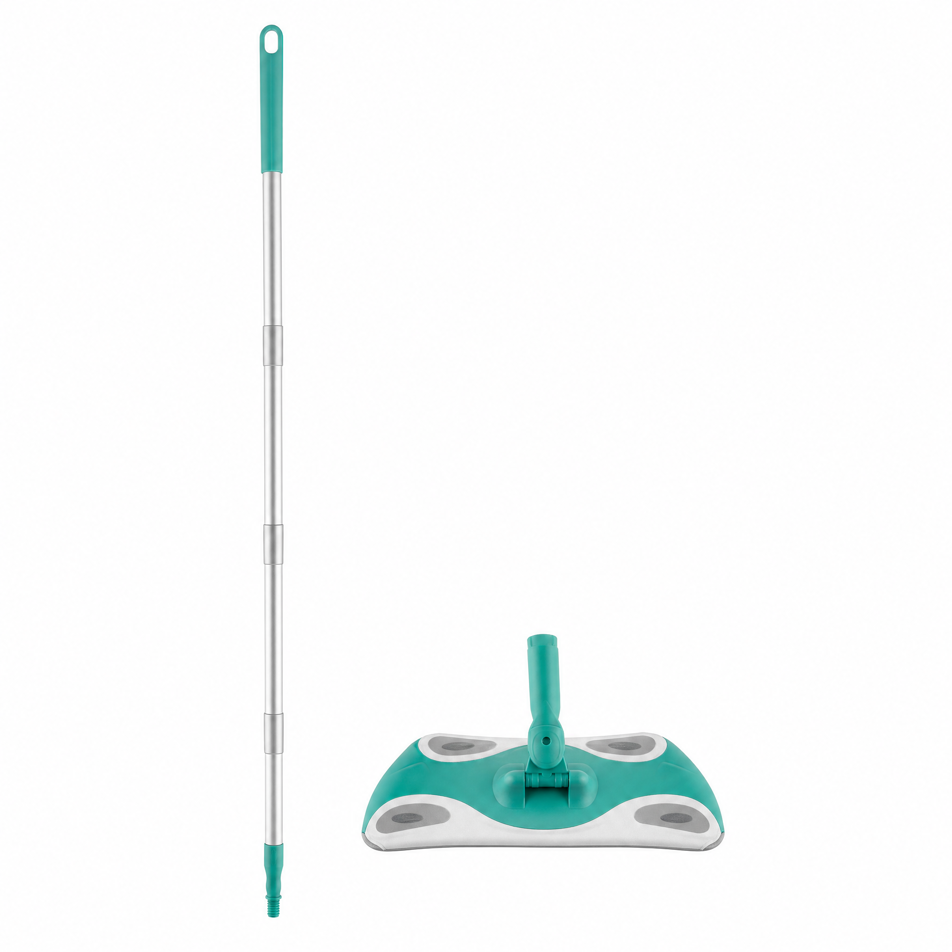 AquaPur Set de limpieza con mopa plana y plumero