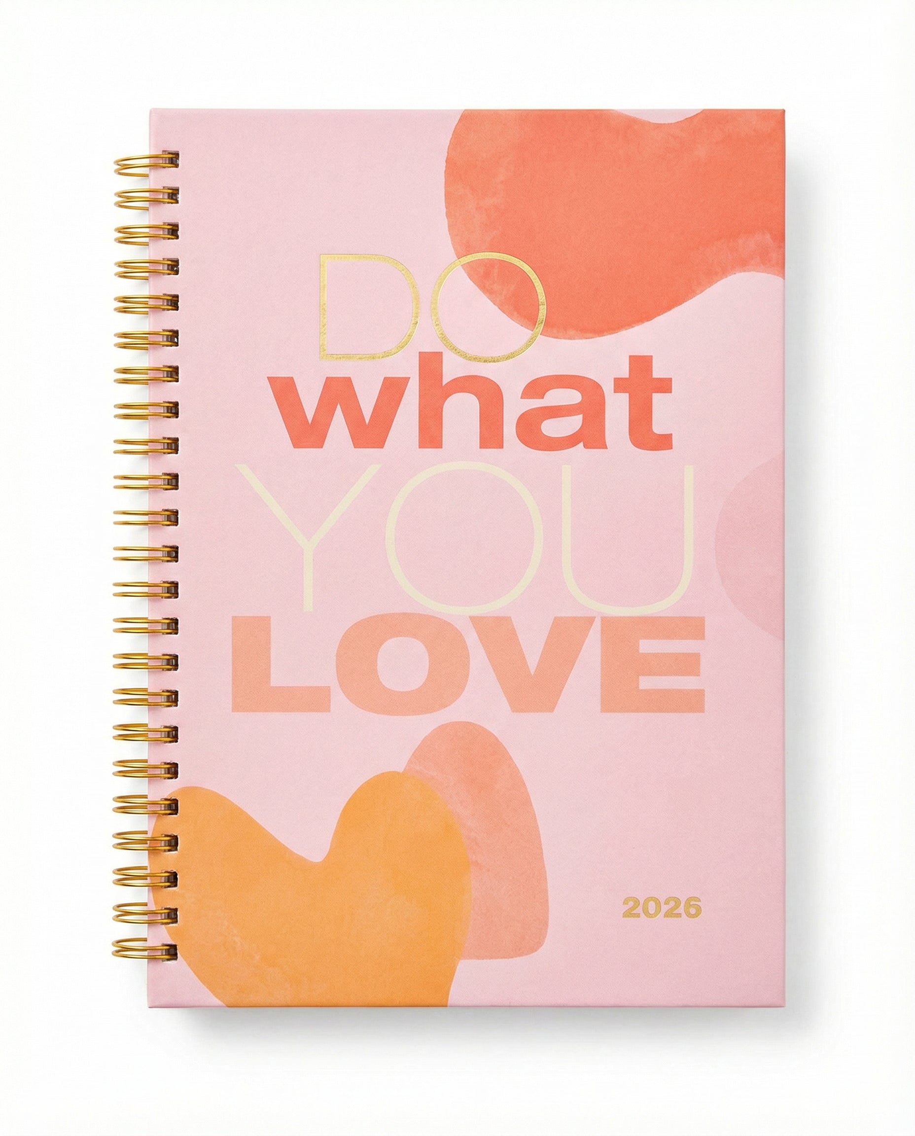 Agenda 2026 Do What You Love Espiral Dorada
