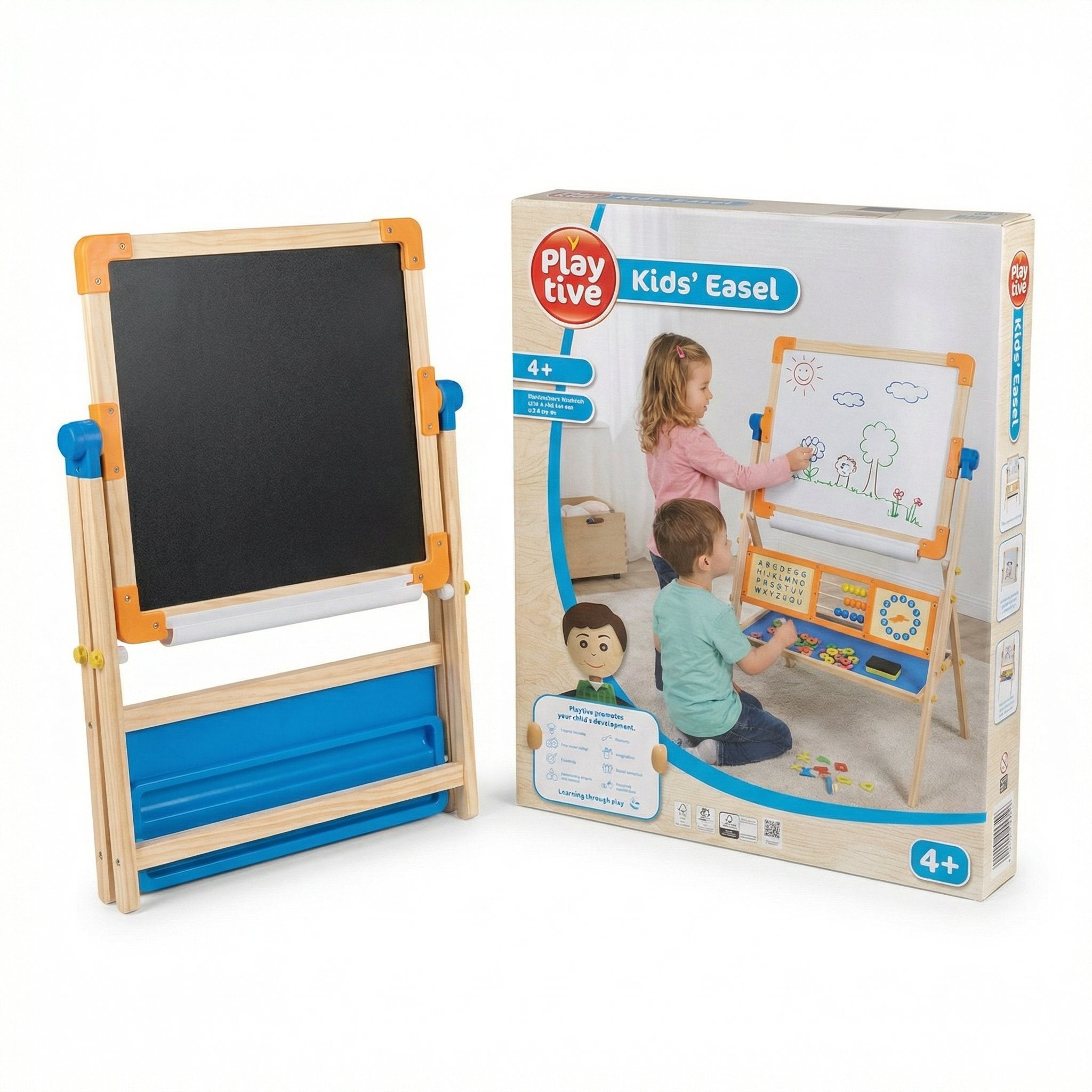 Caballete Infantil Multifunción de Madera con Accesorios - Playtive