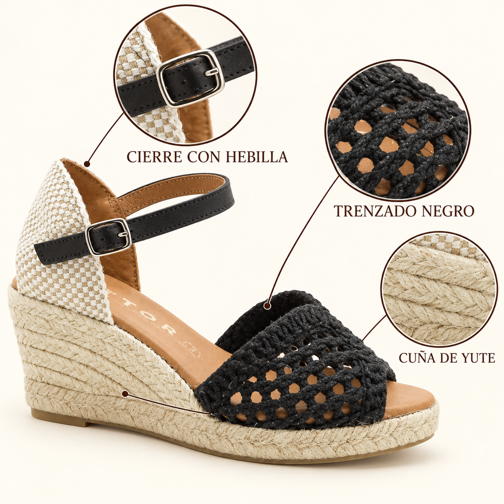 Cuña Cabrera 12-5 negra - detalles y características