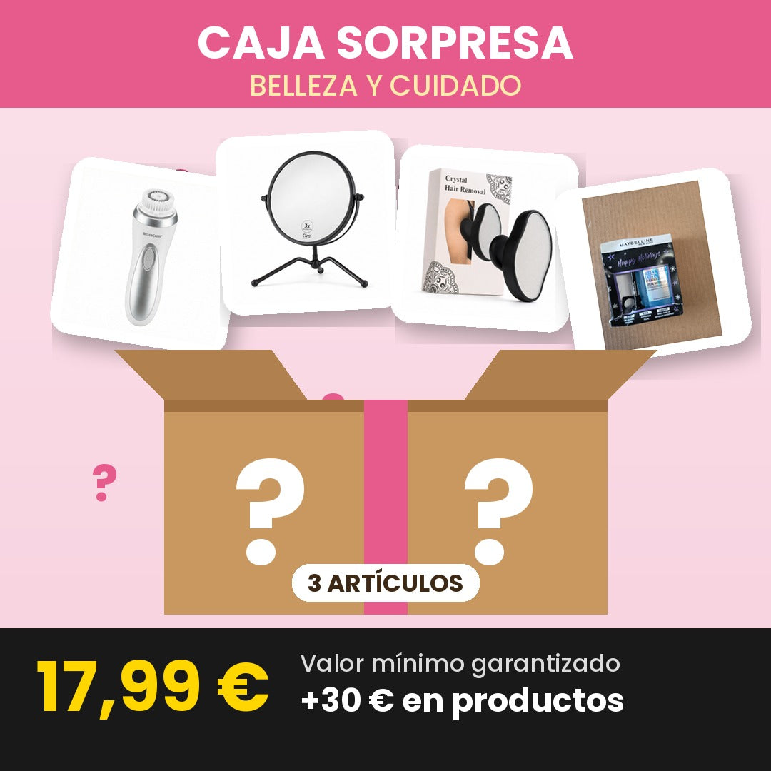 Caja Sorpresa Belleza y Cuidado — 3 Artículos