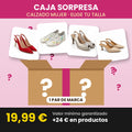 Caja Sorpresa Calzado Mujer — 1 Par de Marca en tu Talla