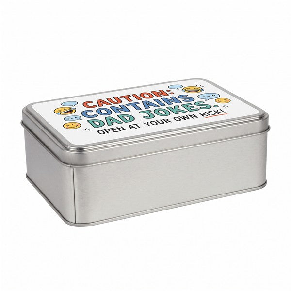 Caja Metálica de Broma — Diseño Humorístico