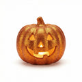 Calabaza LED Decorativa Halloween Naranja con Purpurina Ø16cm a Pilas | Home Creation