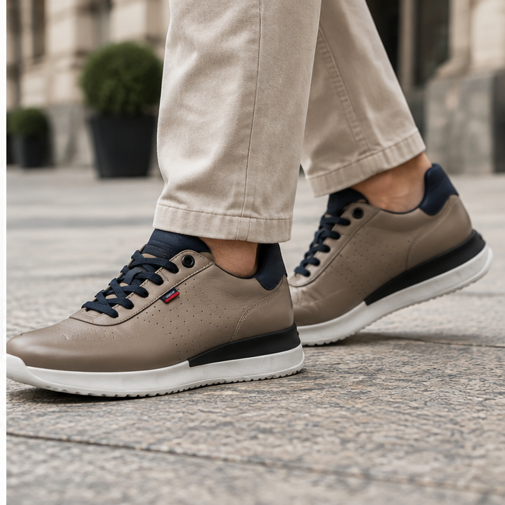 Zapatillas Callaghan 51111 color piedra talla 41 en uso