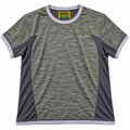 Camiseta técnica Benisport Outdoor gris y verde talla 3XL sobre fondo blanco