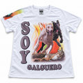 Camiseta Valento Resistance Soy Galguero blanca talla L sobre fondo blanco