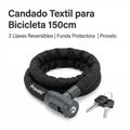 Candado Textil para Bicicleta 150cm con 2 Llaves | Provelo