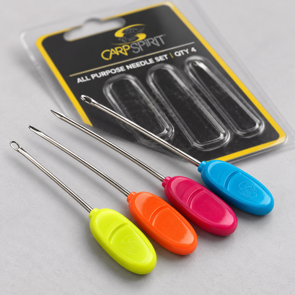 Detalle de las cuatro agujas Carp Spirit All Purpose Needle Set