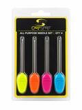 Carp Spirit All Purpose Needle Set x4 sobre fondo blanco
