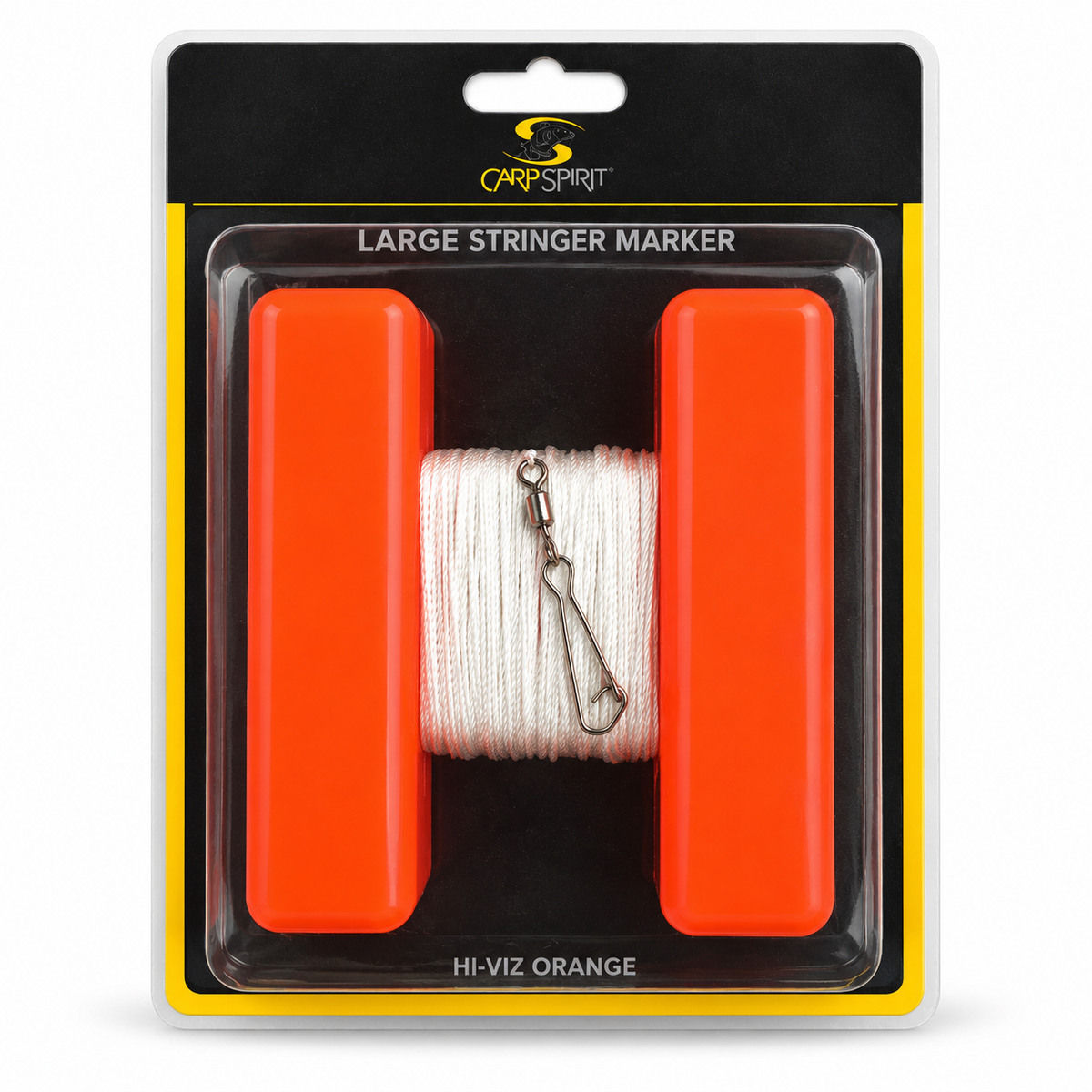 Carp Spirit Large String Marker Hi-Viz Orange sobre fondo blanco