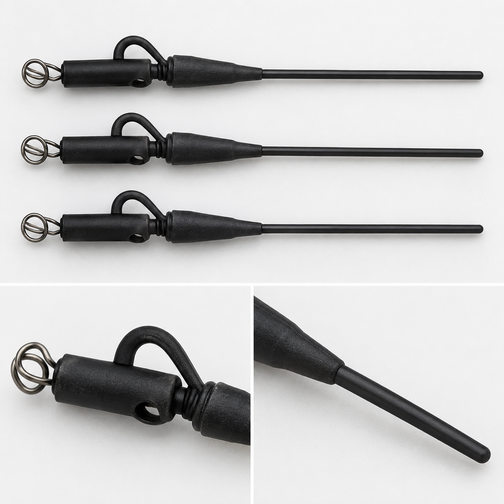 Carp Spirit Classic Anti-Tangle Rigid Clip Black 75 mm x3, detalles