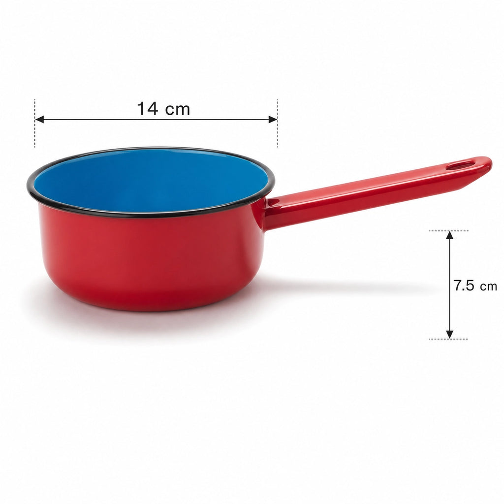 Cazo de Cocina Acero Vitrificado - Inducción y Todo Tipo de Cocinas