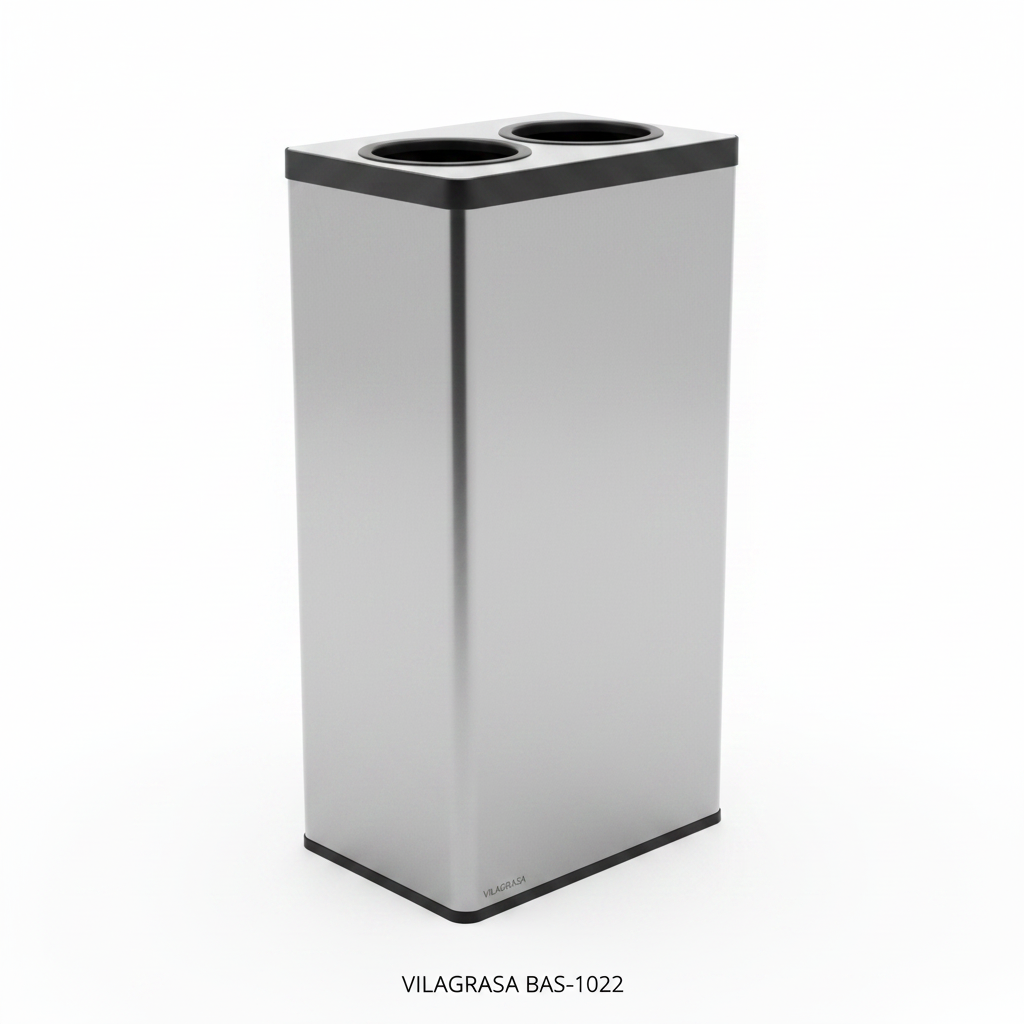 Papelera de Oficina Vilagrasa BAS-1022 — 1022 50+50 Litros