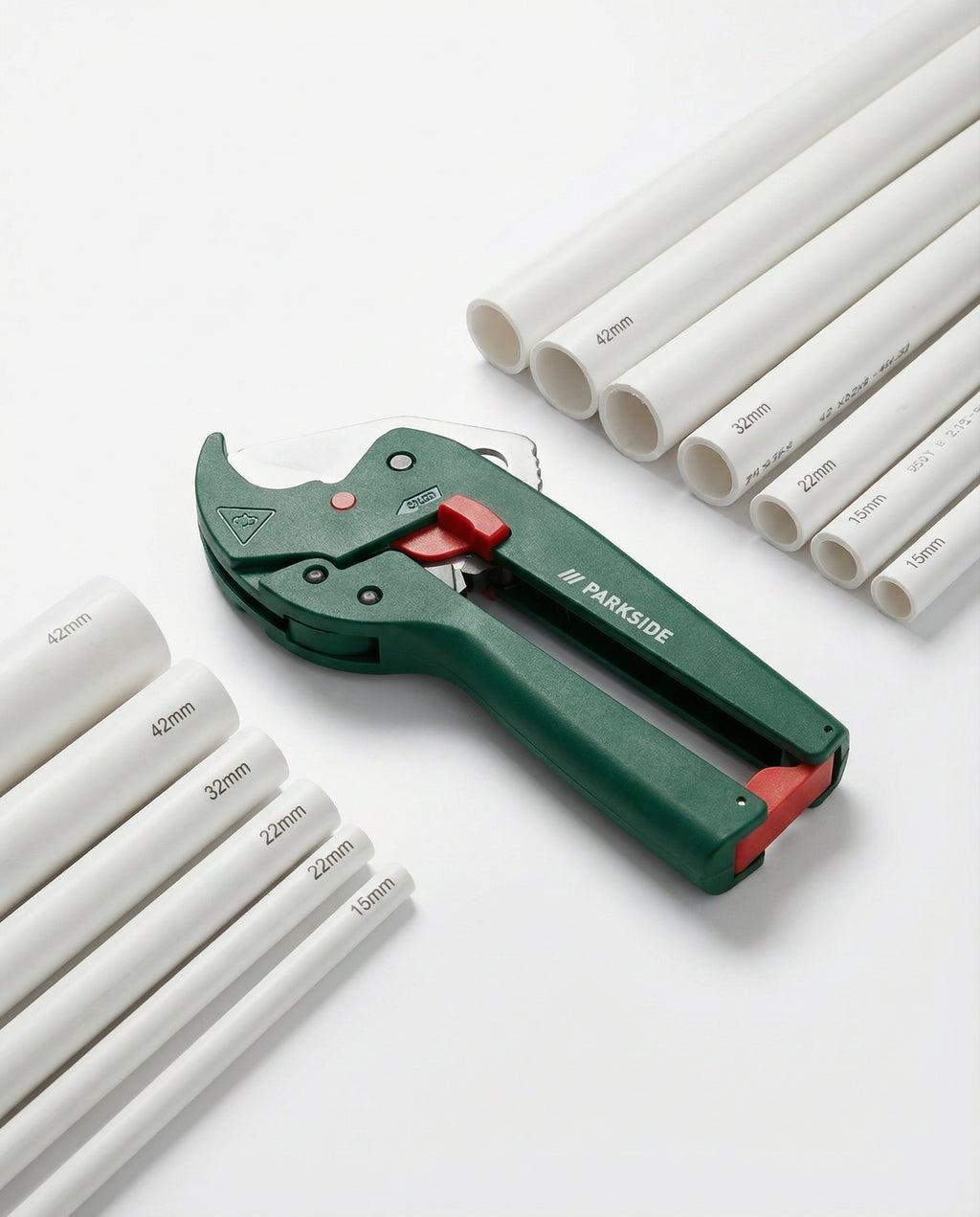 Cortatubos de Plástico con Trinquete Ø5-42mm | Parkside