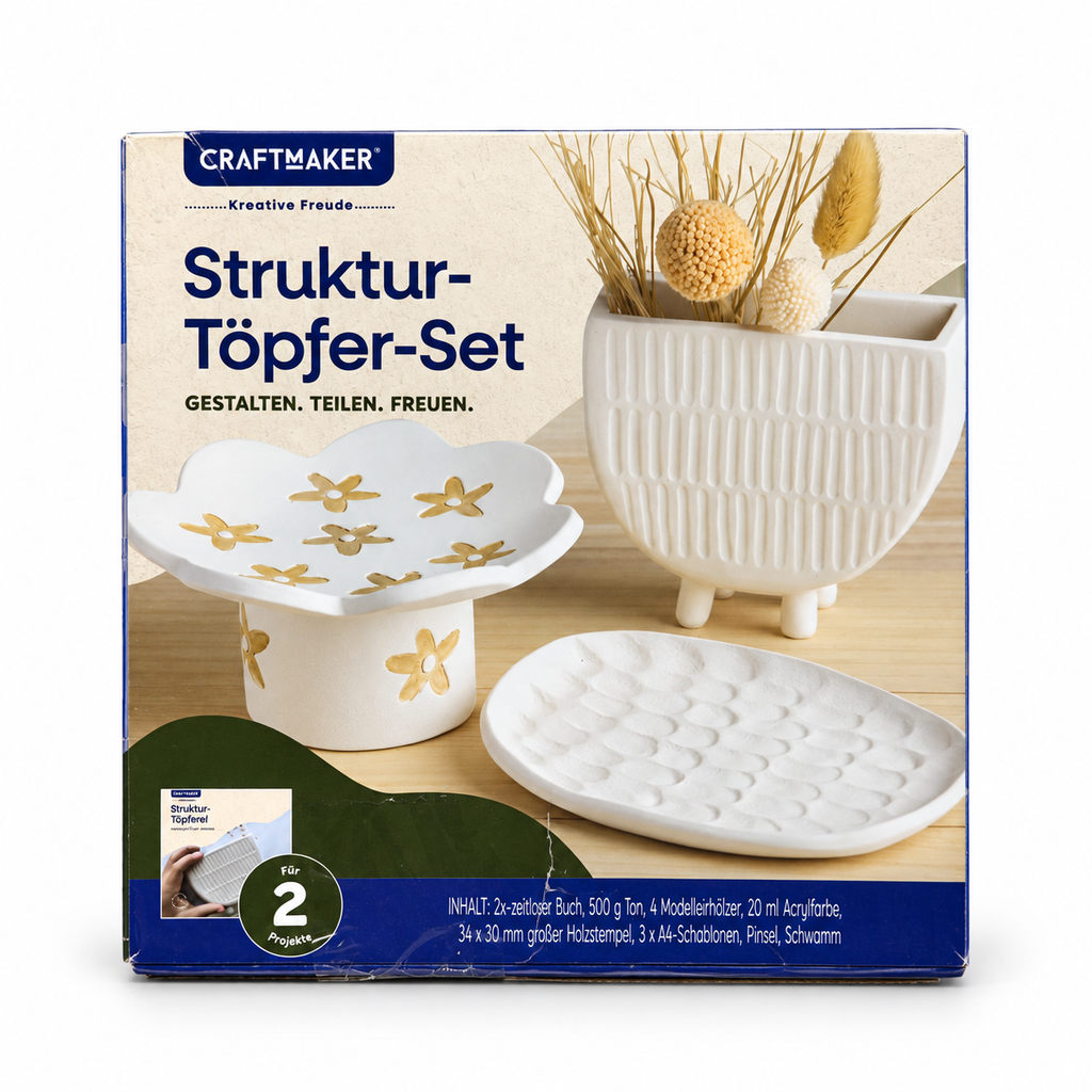 Craftmaker kit de modelado con arcilla para 2 proyectos · portada