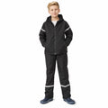Traje de Lluvia Infantil Crane — Negro (Tallas 122-146)