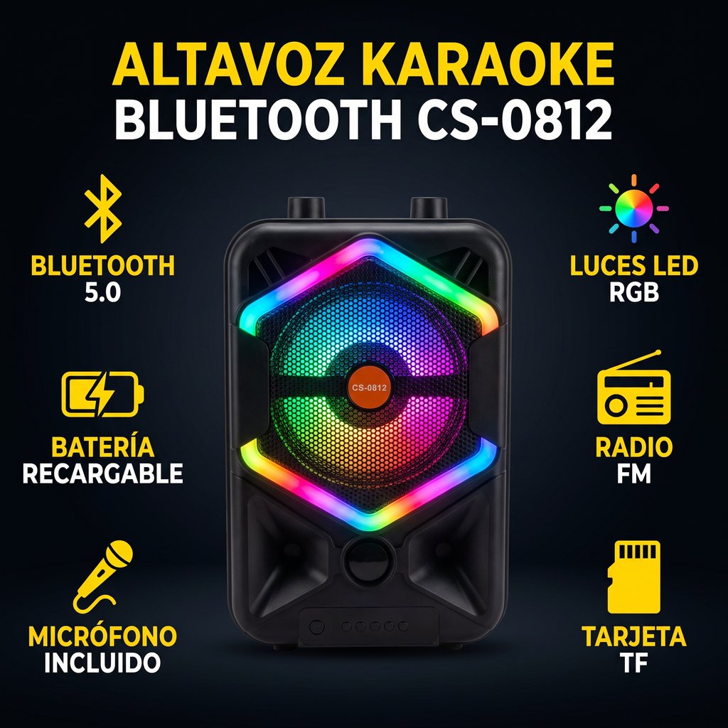 Altavoz Bluetooth Cs-0812