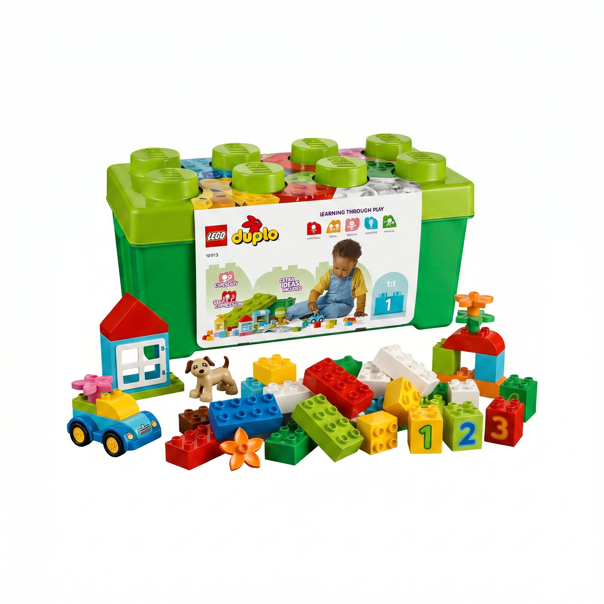LEGO Duplo 10913 — Caja de Ladrillos (Learning Through Play, 1.5+ Años)
