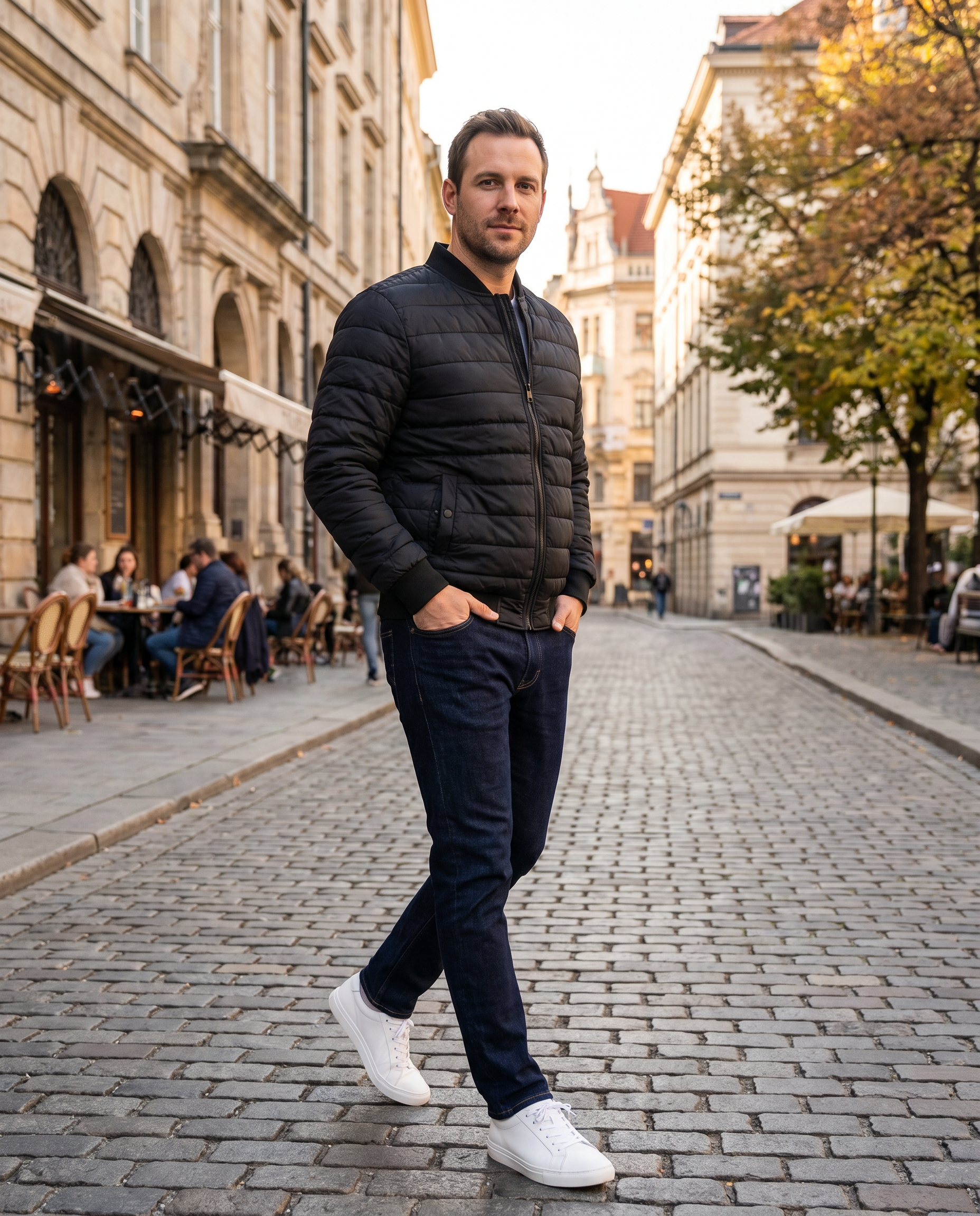 Chaqueta Hombre Up2Fashion — Negro