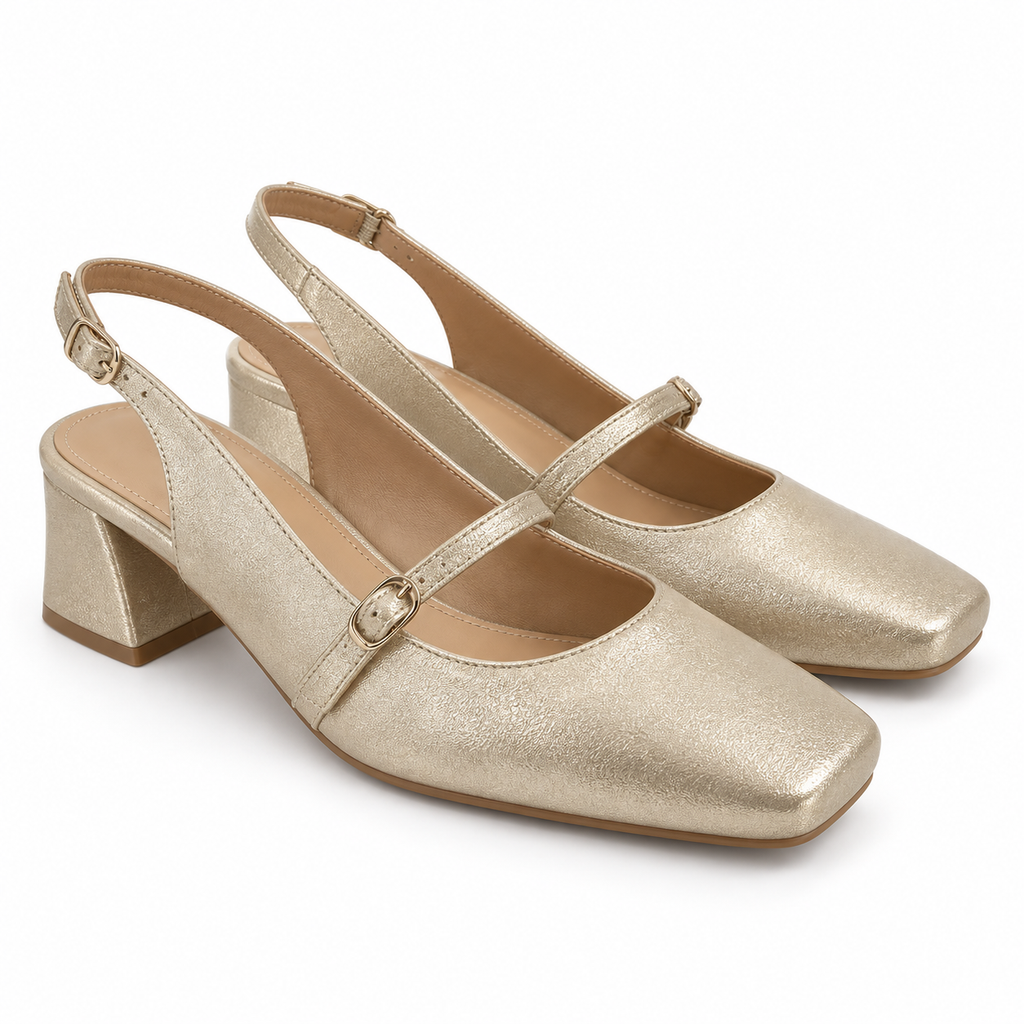 Zapatos Daniela Vega 2451N Adhara Platino - vista principal