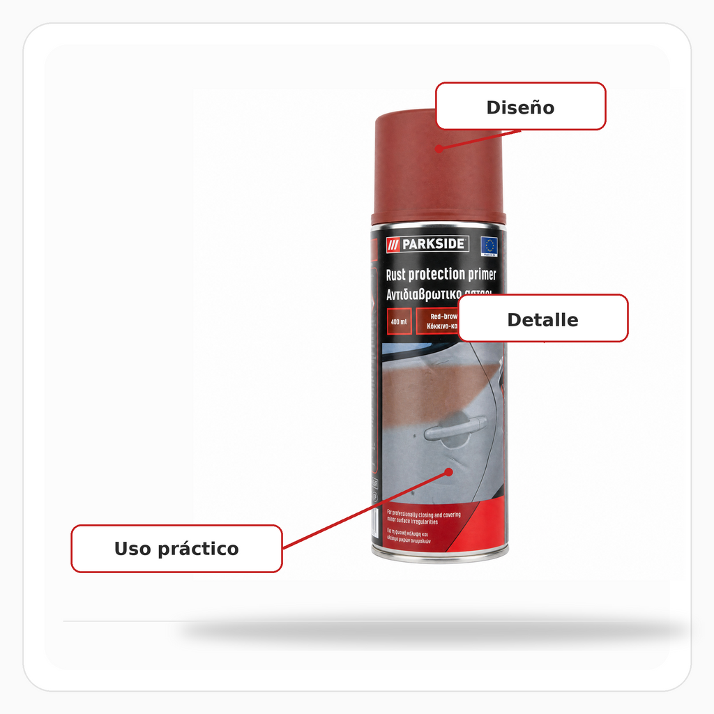 Parkside Imprimación y protección anticorrosiva en aerosol