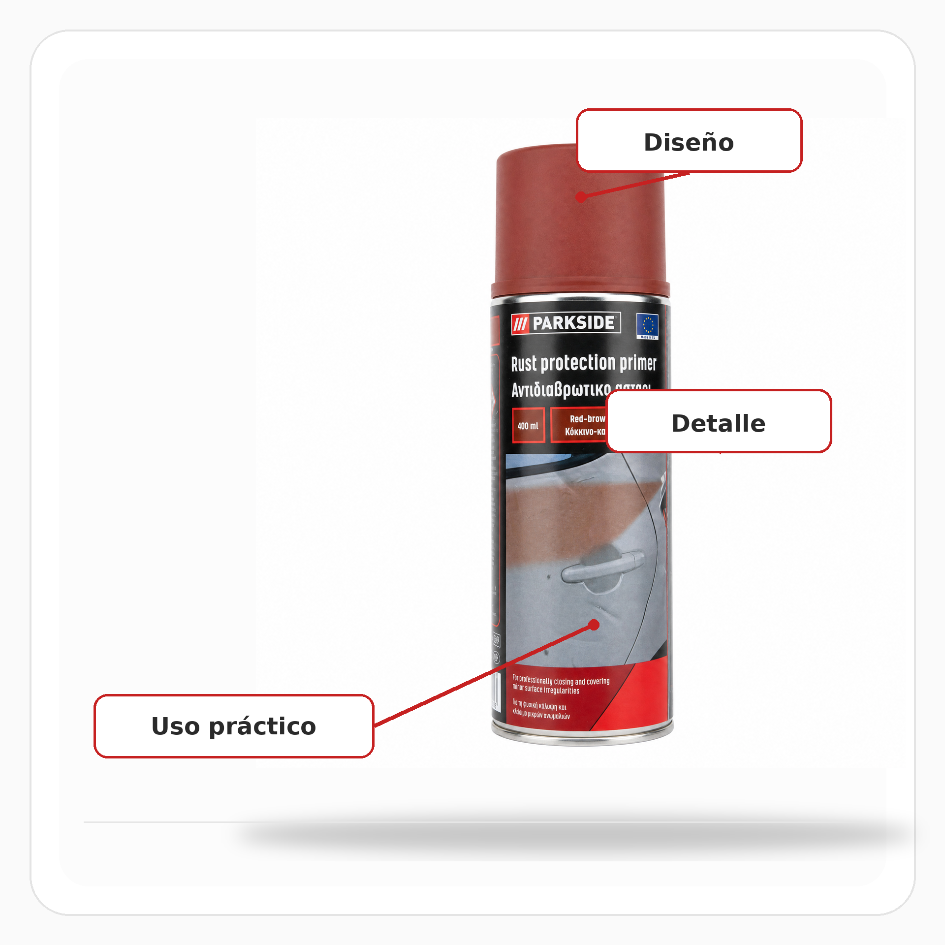 Parkside Imprimación y protección anticorrosiva en aerosol