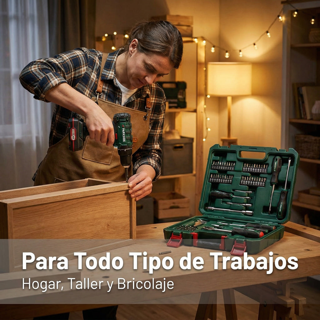 Set Destornilladores y Puntas Magnéticas 37 Piezas con Maletín | Parkside