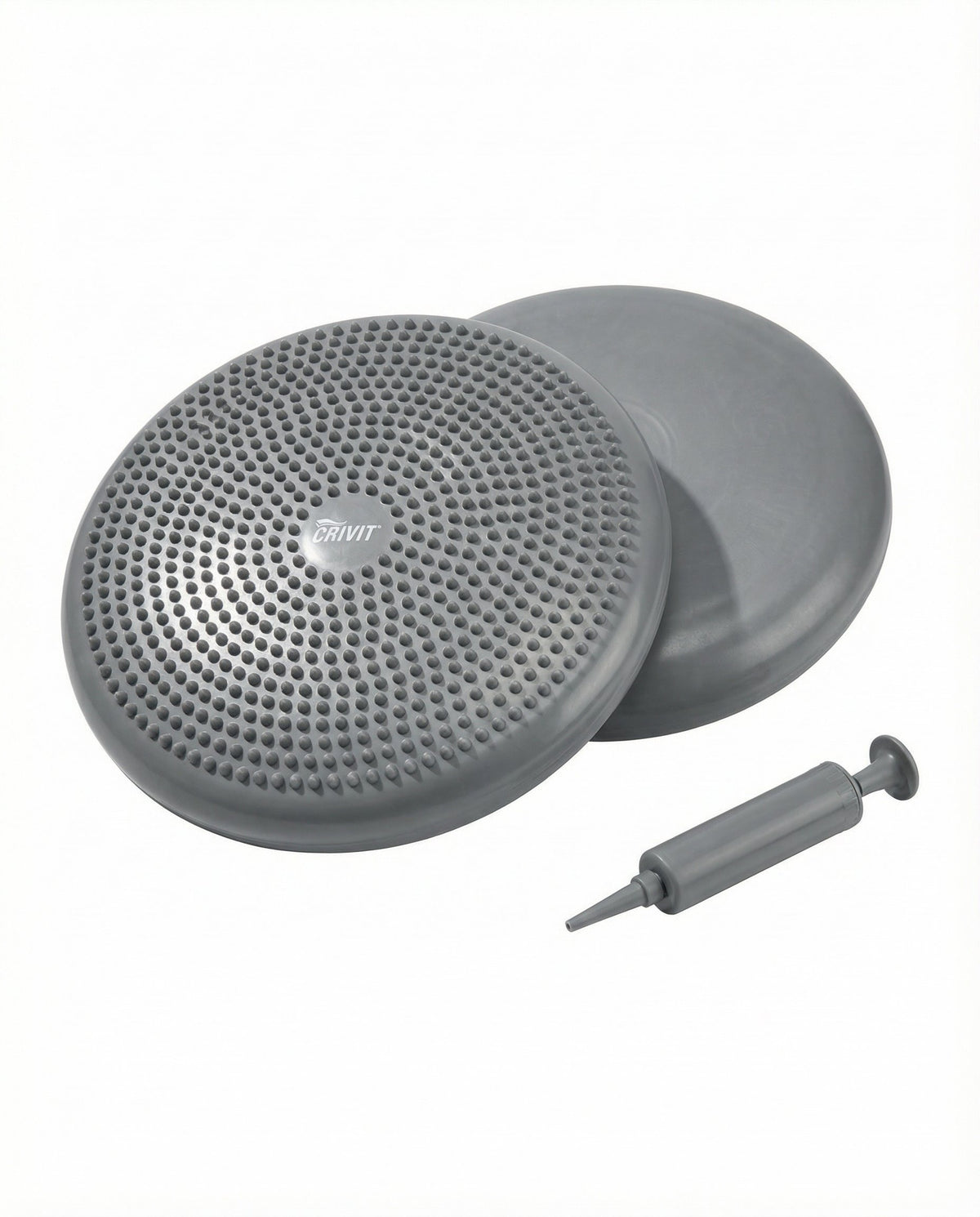 Disco de Equilibrio Yoga Balance Disc Gris con Bomba - Crivit
