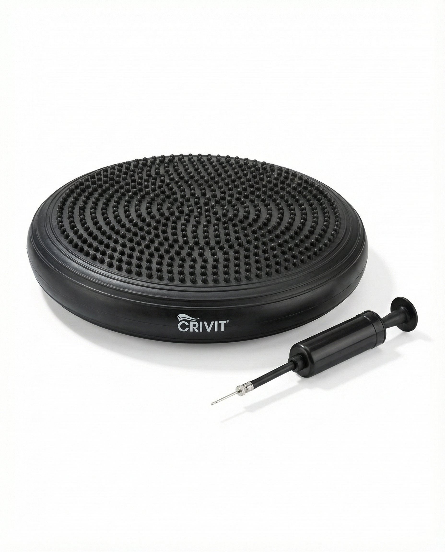 Disco de Equilibrio Yoga Balance Disc Negro con Bomba - Crivit